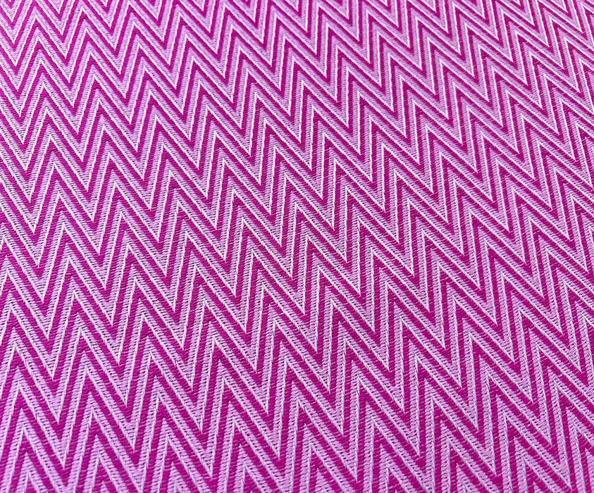 ZİKZAK DESENLİ KUMAŞ - PEMBE