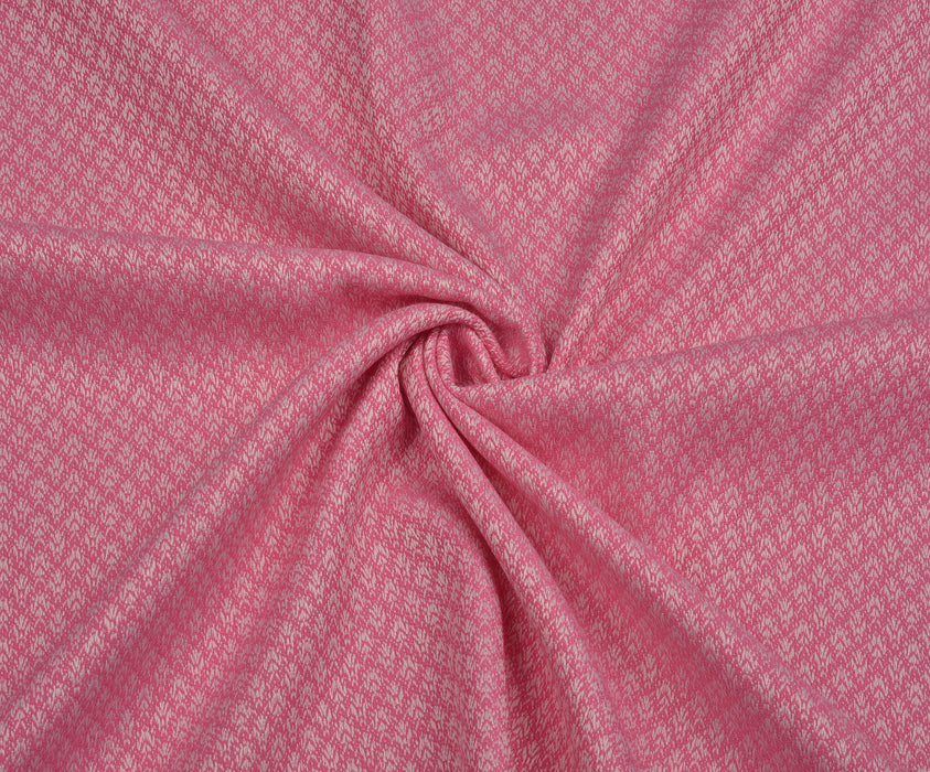 DESENLİ BUKLET ŞANEL KUMAŞ - PEMBE