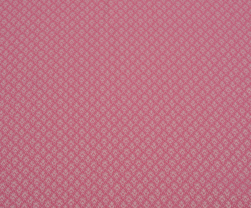 DESENLİ BUKLET ŞANEL KUMAŞ - PEMBE