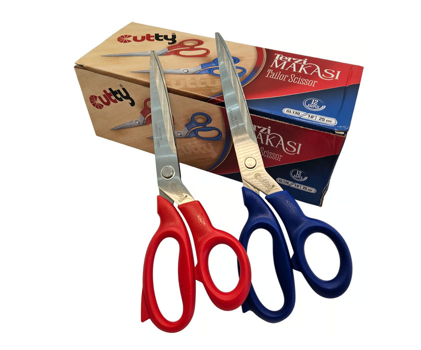 PLASTİK SAPLI TERZİ MAKASI 10 İNÇ 25 CM / GL130