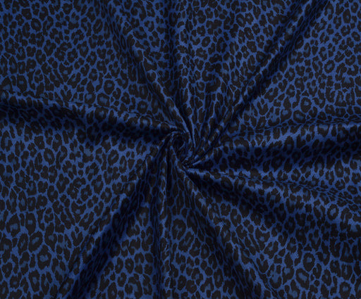 LEOPAR DESENLİ NUBUK KUMAŞ - SAKS