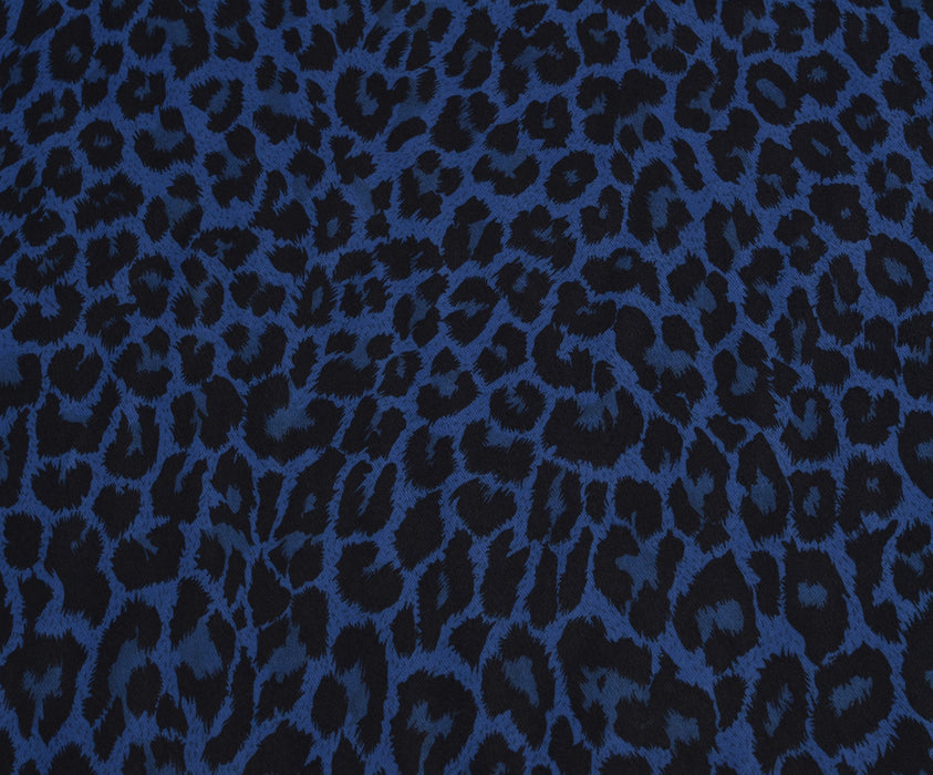 LEOPAR DESENLİ NUBUK KUMAŞ - SAKS