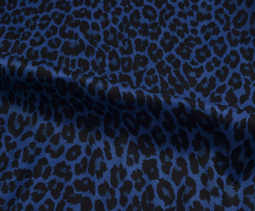 LEOPAR DESENLİ NUBUK KUMAŞ - SAKS