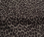 LEOPAR DESENLİ NUBUK KUMAŞ - GRİ