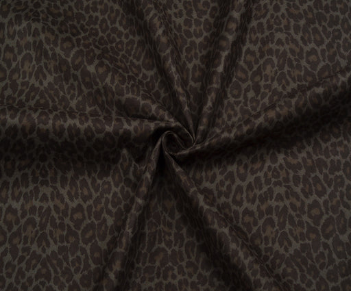 LEOPAR DESENLİ NUBUK KUMAŞ - HAKİ