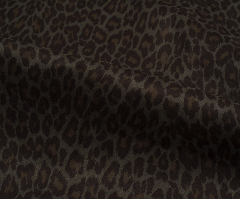 LEOPAR DESENLİ NUBUK KUMAŞ - HAKİ