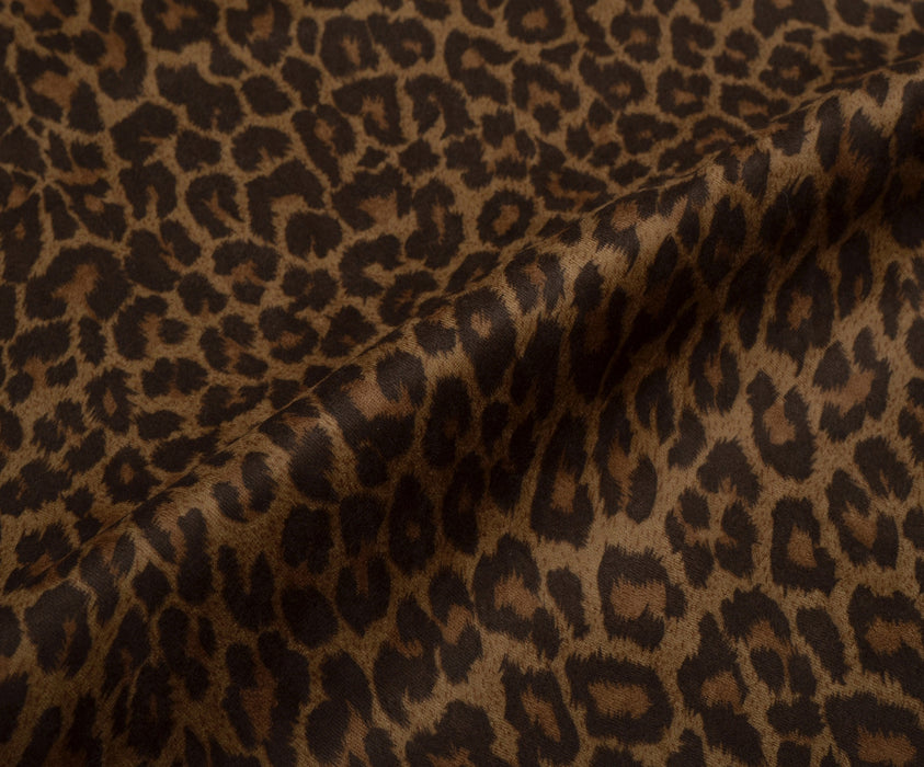 LEOPAR DESENLİ NUBUK KUMAŞ - KAMEL
