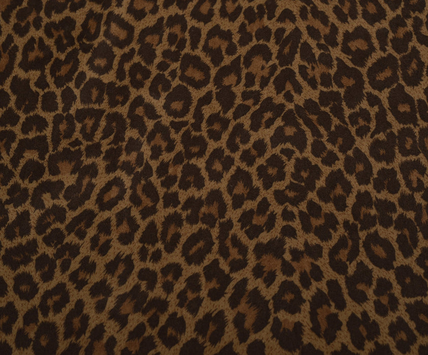 LEOPAR DESENLİ NUBUK KUMAŞ - KAMEL