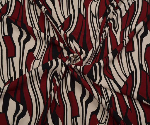 DOUBLE KREP KUMAŞ - BORDO