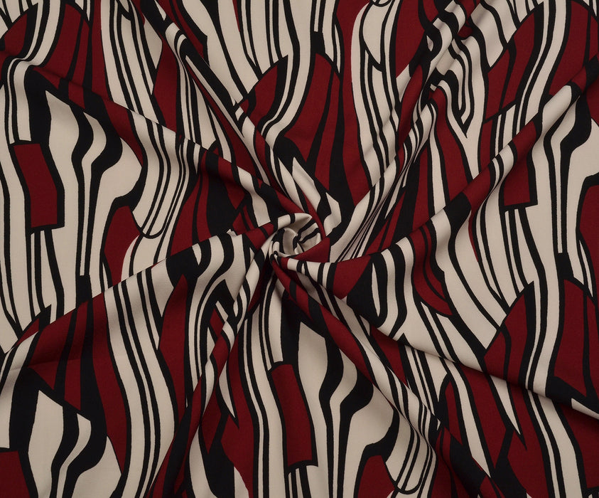DOUBLE KREP KUMAŞ - BORDO