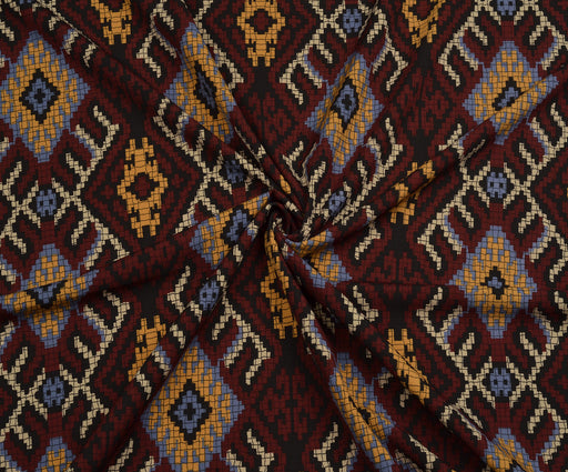DOUBLE KREP KUMAŞ - BORDO