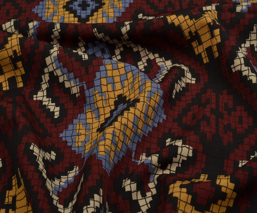 DOUBLE KREP KUMAŞ - BORDO