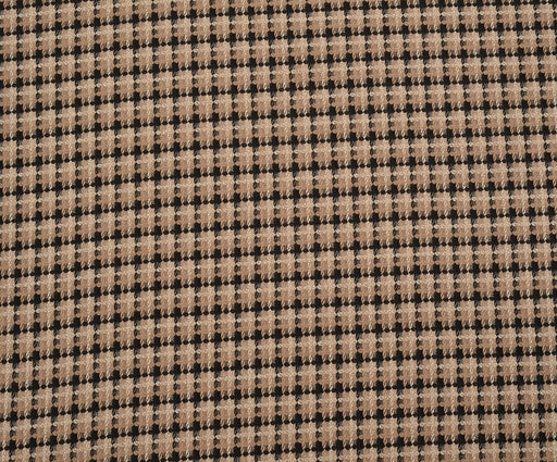 EKOSE DESENLİ ŞANEL BUKLET KUMAŞ - BEJ