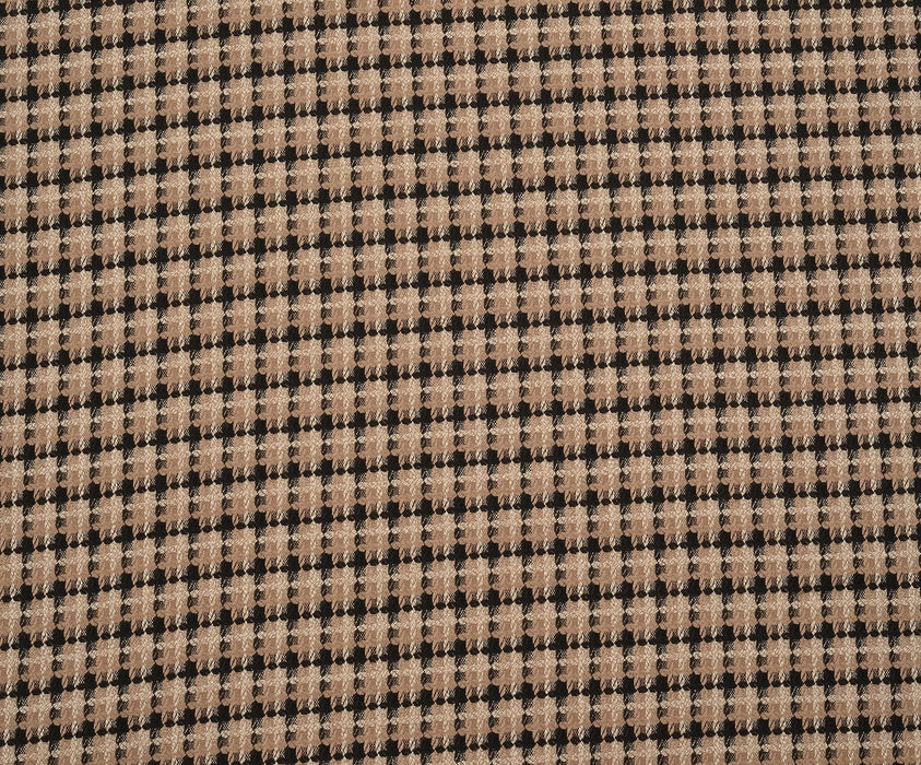 EKOSE DESENLİ ŞANEL BUKLET KUMAŞ - BEJ
