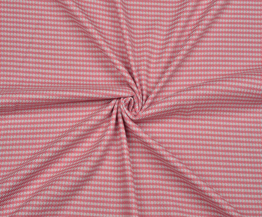 KAZAYAĞI DESENLİ KUMAŞ - PEMBE