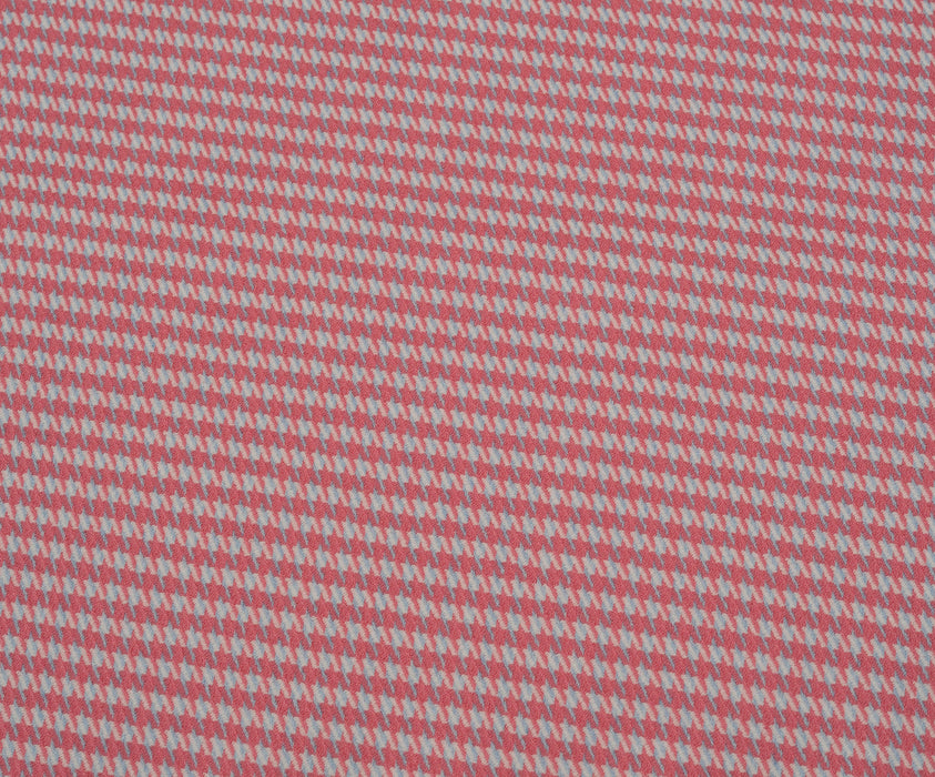 KAZAYAĞI DESENLİ KUMAŞ - PEMBE