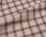 LİKRALI EKOSE DESENLİ KUMAŞ - BORDO