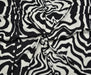 ZEBRA DESENLİ LİKRALI KUMAŞ - SİYAH