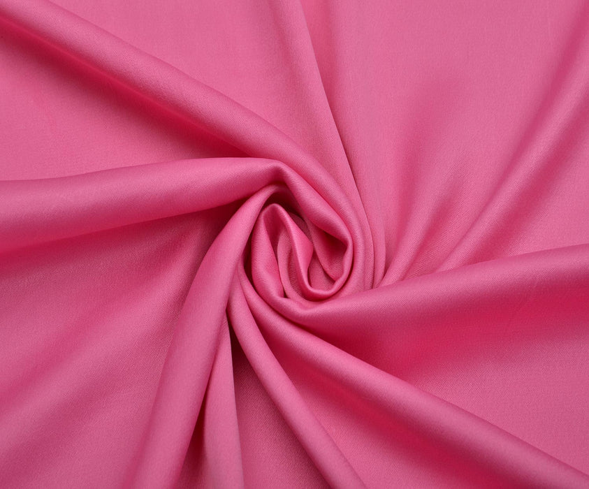 VİSKON SATEN KUMAŞ - ŞEKER PEMBE