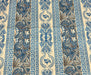 ETNİK KİLİM DESENLİ  DİJİTAL BASKI KUMAŞ - MAVİ