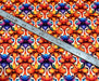 GEOMETRİK ÇİÇEKLER DİJİTAL BASKI KUMAŞ - HARMONİ