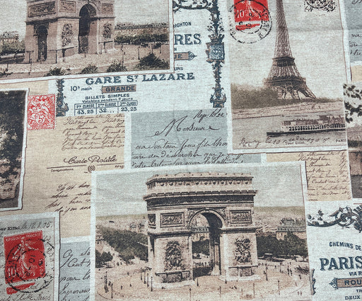 KARTPOSTAL PARİS DİJİTAL BASKI KUMAŞ - HARMONİ