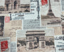 KARTPOSTAL PARİS DİJİTAL BASKI KUMAŞ - HARMONİ