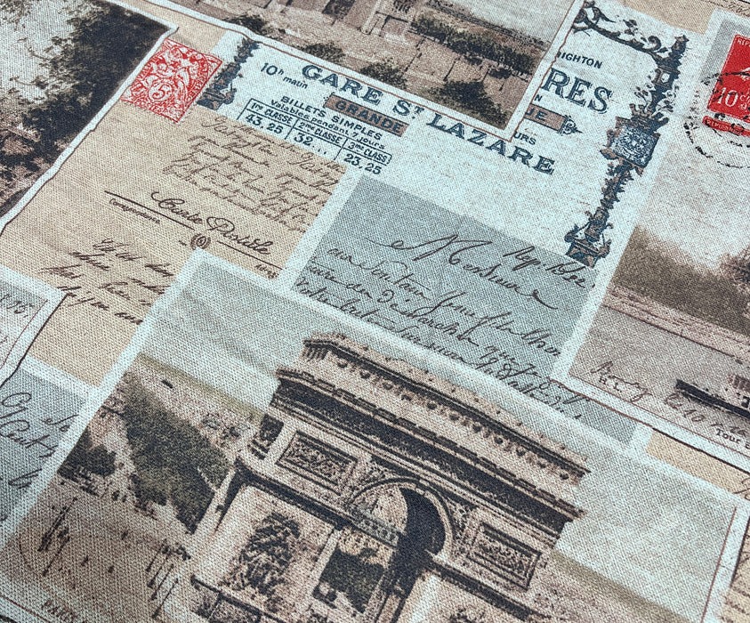 KARTPOSTAL PARİS DİJİTAL BASKI KUMAŞ - HARMONİ