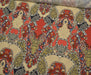 DESENLİ KREP KUMAŞ - KIRMIZI