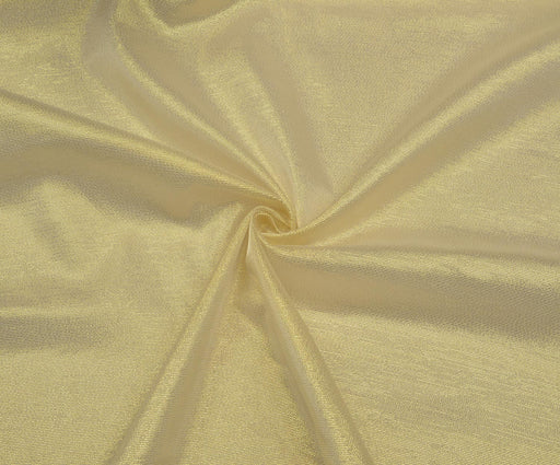 ÇİZGİLİ ORGANZE ŞİFON KUMAŞ - ALTIN