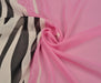 DESENLİ MULTİ ŞİFON KUMAŞ - PEMBE