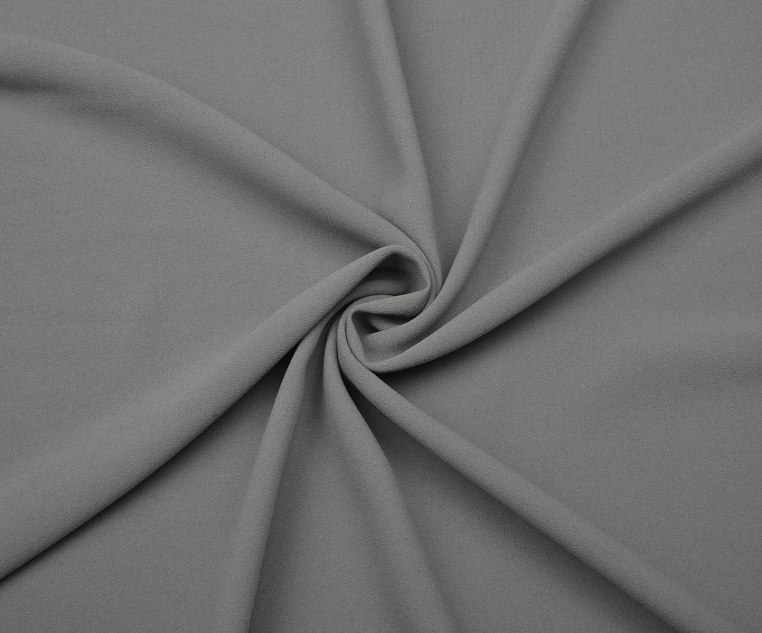 2 METRE KUMLU KREP KUMAŞ - GRİ