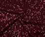 PULLU TRİKO KUMAŞ - BORDO