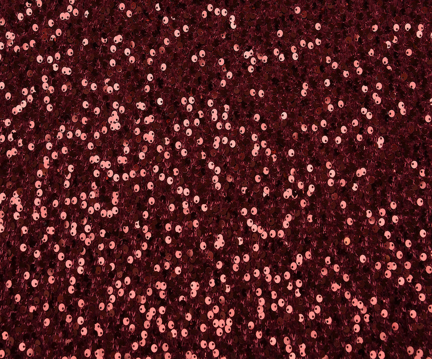 PULLU TRİKO KUMAŞ - BORDO