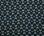 GEOMETRİK DESENLİ LİKRALI KUMAŞ - SİYAH