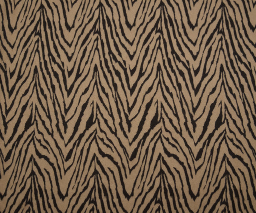 ZEBRA DESENLİ ANGORA KUMAŞ - BEJ