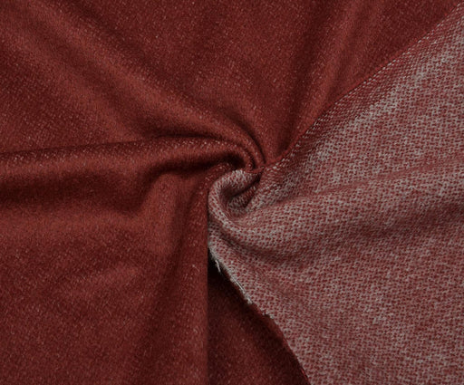 YÜN KAŞE KABANLIK KUMAŞ - BORDO