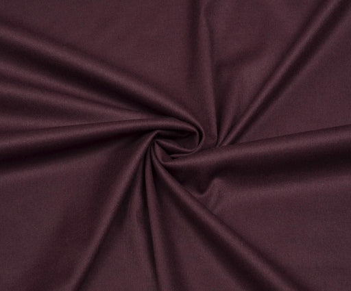 YÜN EFEKTLİ GABARDİN KUMAŞ - BORDO