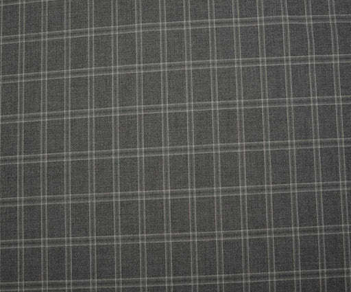 EKOSE DESENLİ VİSKON KUMAŞ - GRİ