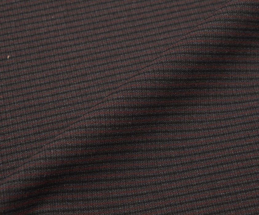 EKOSE DESENLİ VİSKON KUMAŞ - BORDO