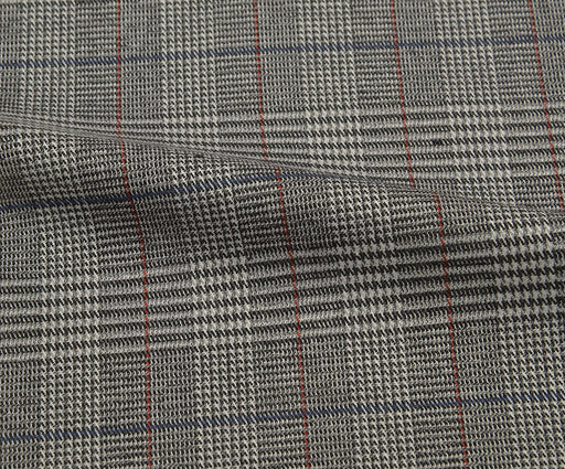 EKOSE DESENLİ KUMAŞ - GRİ