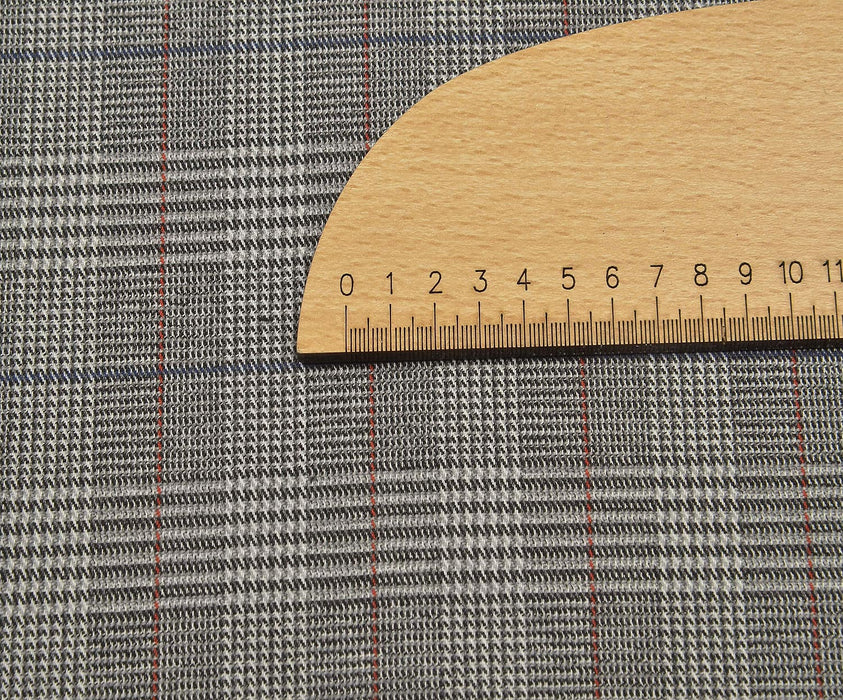 EKOSE DESENLİ KUMAŞ - GRİ