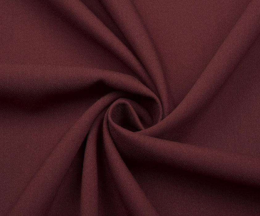 LİKRALI KALIN GABARDİN KUMAŞ - BORDO