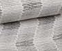 FLANEL ÇİÇEK DESENLİ PAZEN KUMAŞ - GRİ