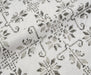 FLANEL ETNİK DESENLİ PAZEN KUMAŞ - GRİ