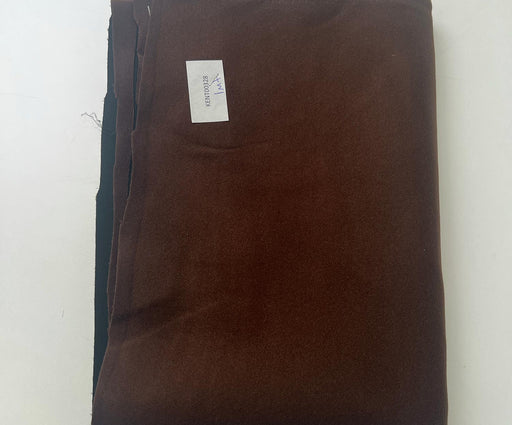 1 METRE TELALI KAŞE KABANLIK KUMAŞ - KAHVE
