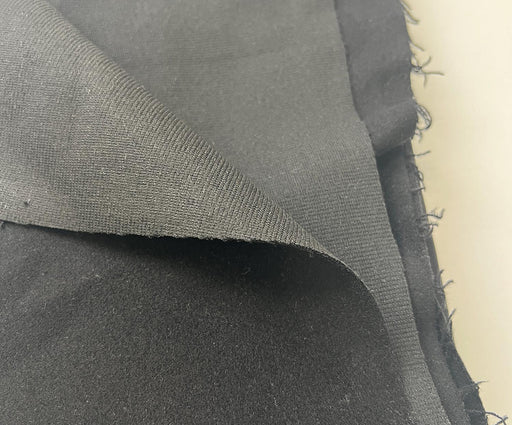 1 METRE TELALI KAŞE KABANLIK KUMAŞ - SİYAH