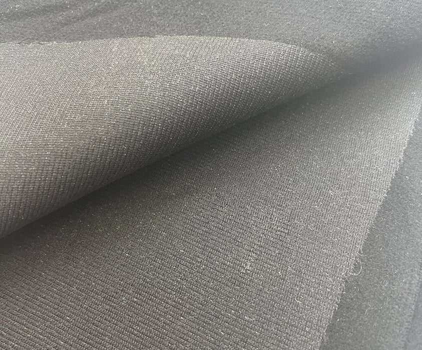 1 METRE TELALI KAŞE KABANLIK KUMAŞ - SİYAH