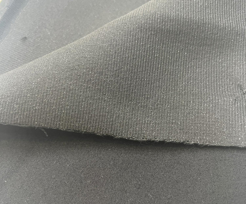 1 METRE TELALI KAŞE KABANLIK KUMAŞ - SİYAH