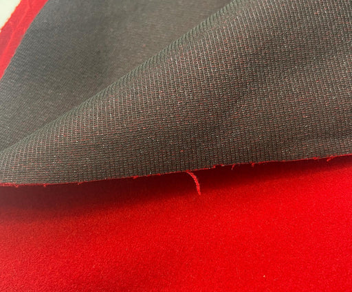 1 METRE TELALI KAŞE KABANLIK KUMAŞ - KIRMIZI